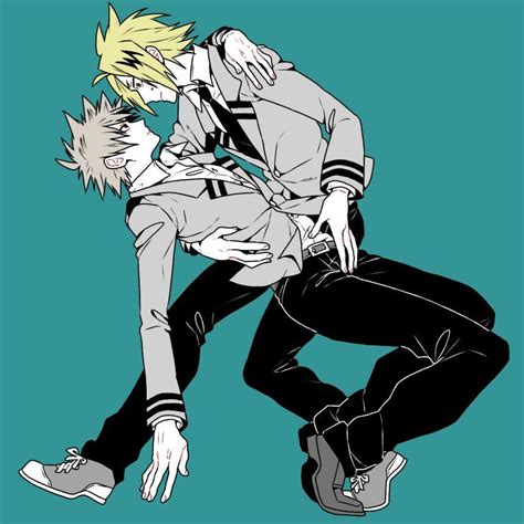 Boku No Hero Academia Katsuki Bakugou Kaminari Denki My Hero