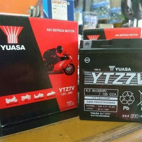 Jual Aki Motor Yamaha Nmax Ytz7v Yuasa Accu Kering Jakarta Selatan Langgeng Battery Tokopedia