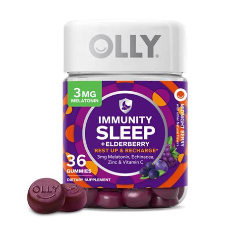 Getuscart Olly Sleep Immunity Melatonin Gummy Vitamin C Zinc