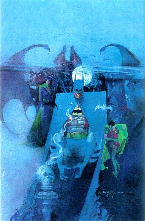 Sienkiewicz Batman Batman Art Dc Comics Art Comic Art