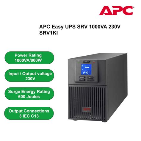 Preorder Apc Easy Ups Srv Va V Srv Ki E Lazada