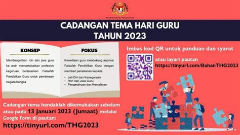 Borang Cadangan Tema Hari Guru Pendidik U