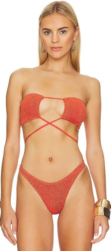 Bondeye Margarita Bandeau Bikini Top Shopstyle Swimwear