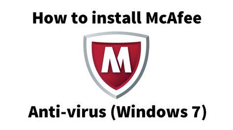 How To Install McAfee Antivirus Windows 7 Student Faculty YouTube