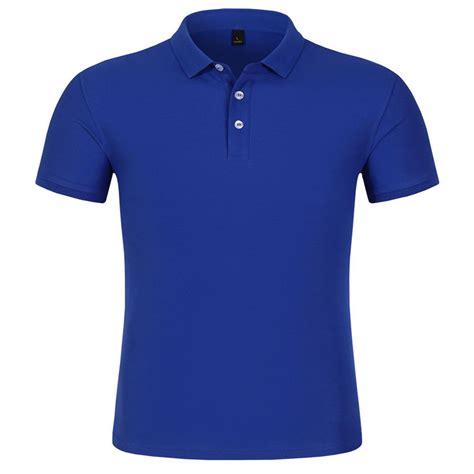 Men S Solid Color T Shirt Vanci Co Blue Polo Shirts Royal Blue T