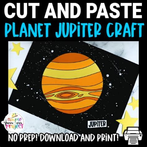 Easy and Fun Jupiter Craft Cut and Paste Printable Templates – Simple Mom Project Store