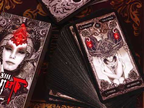 Dark Tarot cards deck / Small tarot cards / Unique tarot deck | Etsy