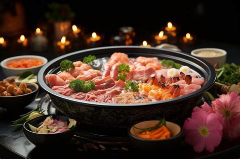 Premium Photo Exotic Hot Pot Adventure