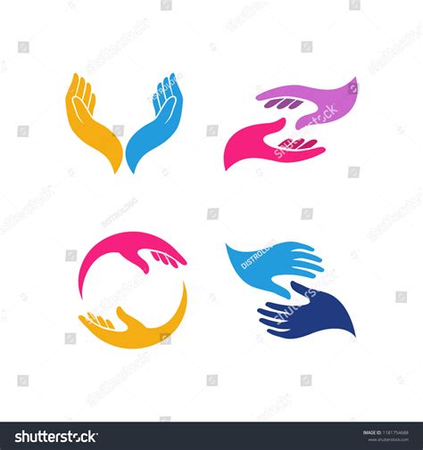 Helping Hands Logo Photos And Images Shutterstock