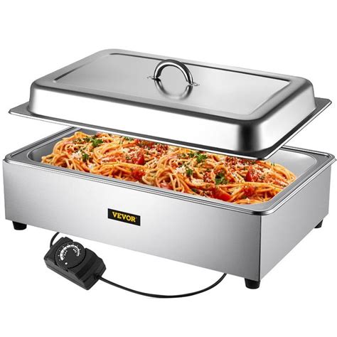 An Electric Food Warmer With Spaghetti In It