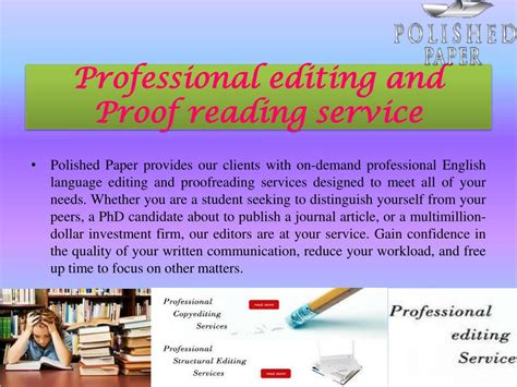 Ppt Get A Professional Essay Editing Service Powerpoint Presentation