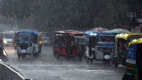 Heavy Rain Drenches Parts Of Delhi Noida Brings Relief From Humidity