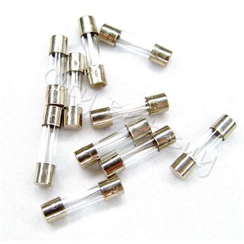 Five Pcs A Four A V Quick Fast Blow Glass Tube Fuses X Mm Small