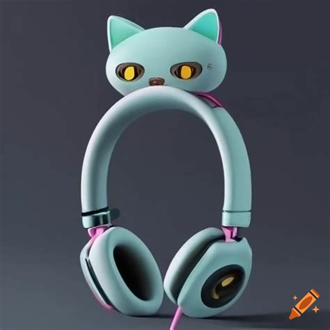 Cat Earphones On Craiyon