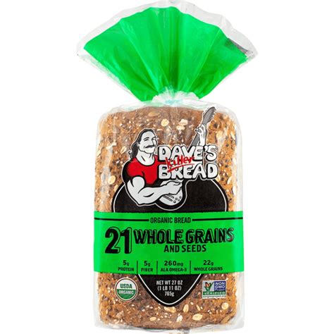 Dave S Killer Bread Organic 21 Whole Grains And Seeds Frozen Foods