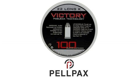 Pobjeda 22 6mm Long Blanks X 100 Blank Rounds Pellpax