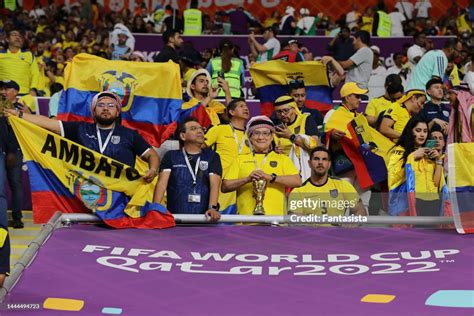 Ecuador Fans During The Fifa World Cup Qatar 2022 Group A Match News