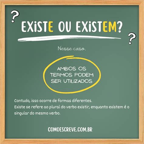 A Palavra Pra Existe - Existe ou Existem: Como escrever no Plural?