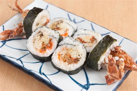 Soft Shell Crab Sushi Roll Stock Image Image Of Rice 22071607