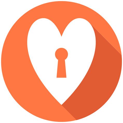 Free Heart key hole 1187467 PNG with Transparent Background