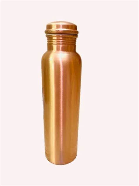 Polished Plain Copper Bottle Round At Rs Piece In Mathura Id