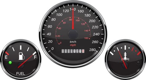 Car Gauges Royalty Free Vector Image Vectorstock