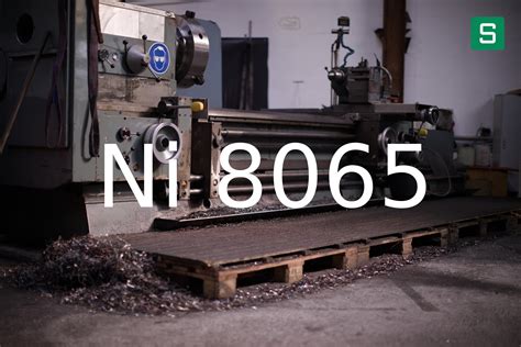 Ni 8065 DIN EN Steel Material Sheet SteelShop