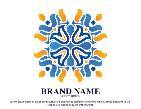 Colorful art logo design template 7509496 Vector Art at Vecteezy