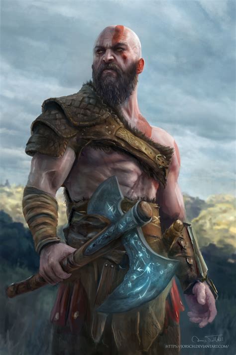 Fan Art - Kratos : r/GodofWar