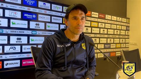 Cesena Juve Stabia Guido Pagliuca In Conferenza Stampa Youtube