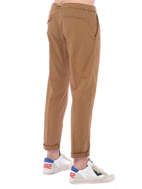 Pantalone Da Uomo White Sand Chino Con Elastico Su