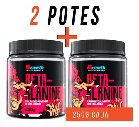 Kit Beta Alanina Em P G Growth Supplements Frete Gr Tis