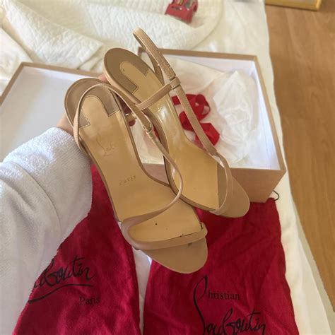Rosalie Nude Louboutins Size 39 Great Condition Depop