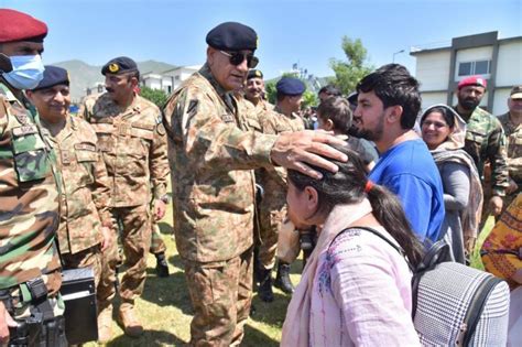 Coas Gen Bajwa Visits Flood Affected Areas In Swat