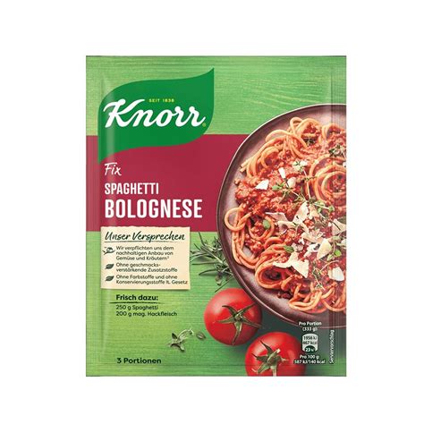 Gia V L M N C S T M Spaghetti Bolognese Knorr M U M I Nh T G I G