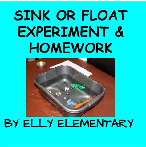 Sink And Float Experiment Activity And Homework Amped Up Learning