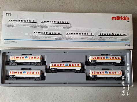 M Rklin Ho Coffret De Wagons Citernes Gaz Selon Photos Kaufen Auf