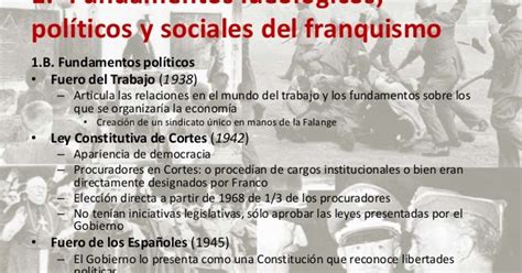 Sociales Y Lengua Las Leyes Fundamentales Del Franquismo