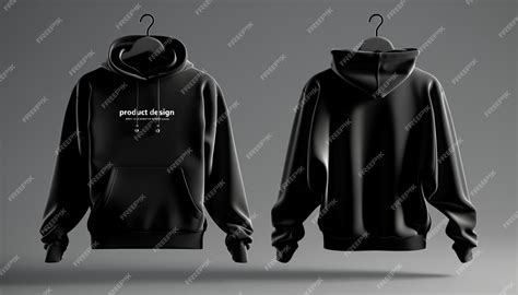 Premium Photo | Hoodie mock up vector template illustration