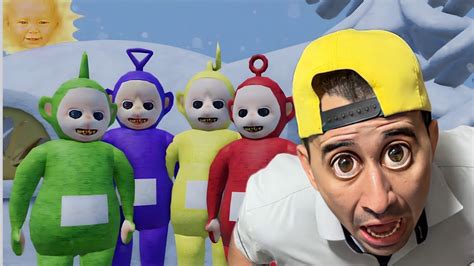 FUJA DOS AMIGOS COLORIDOS TELETUBBIES Roblox Hungry Tubbies YouTube