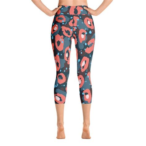 Questi Yoga Capri Leggings Hanno Una Vita Alta Ed Elasticizzata E Sono