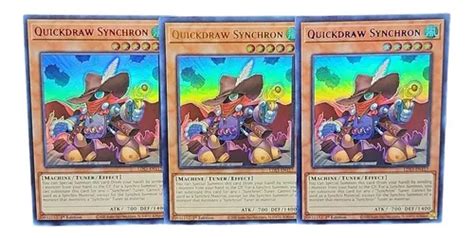 Quickdraw Synchron Set De Cartas Yugioh Ingl S Ultra Rare Mercadolibre