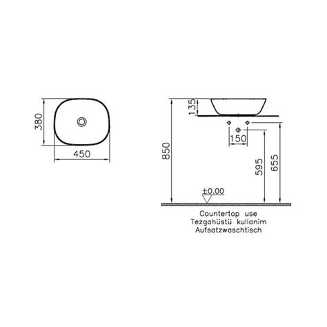 Vitra Plural Kare Çanak Lavabo Mat Siyah 45cm Satın Al Banyo City