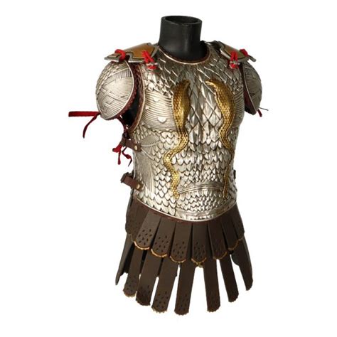 Roman Gladiator Body Armor (Silver) - Machinegun