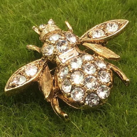 Whats The Buzz About A Swarovski Crystal Bee Brooch By Lorren Bell