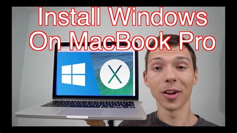 Install Windows On Macbook Pro Air And Imac Youtube