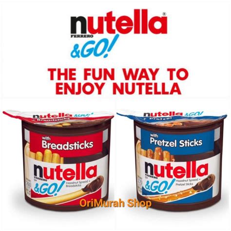 Jual Nutella Go Pretzel Sticks Breadsticks Nutella Go Bread Stick 52