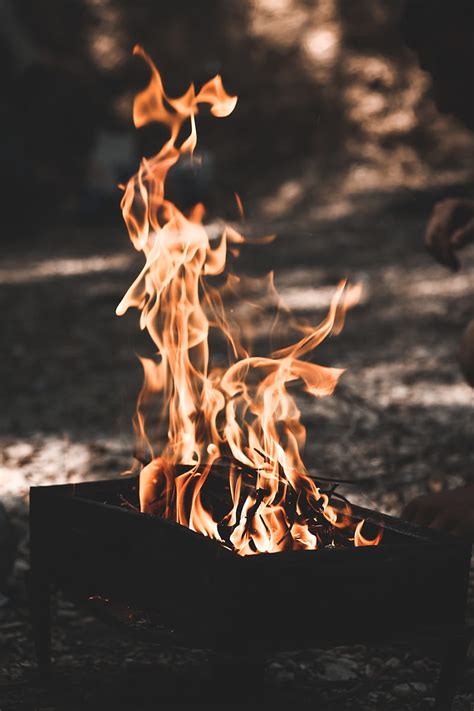 Bonfire Fire Grill Flame HD Phone Wallpaper Peakpx