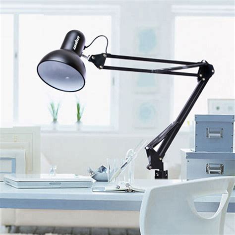 2in1 Adjustable Swing Arm Desk Lamp Architect Drafting Table Clamp On ...