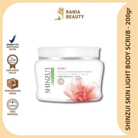 Jual Rania Beauty Shinzui Skin Lightening Body Scrub 200 Gr Lulur